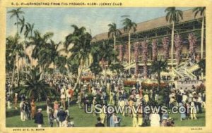 Paddock, Miami Jockey Club - Florida FL