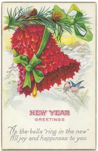 New Year Greetings As the Bells Ring in the New All Joy and Happiness to You