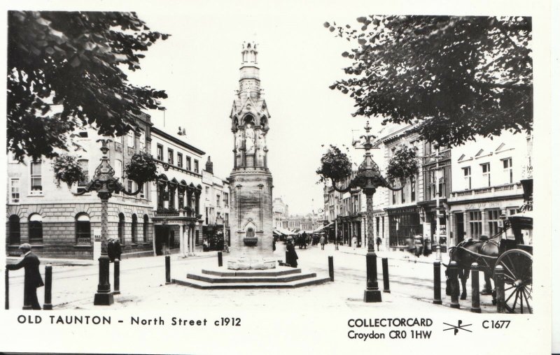 Somerset Postcard - Old Taunton - North Street c1912 - Ref  J844