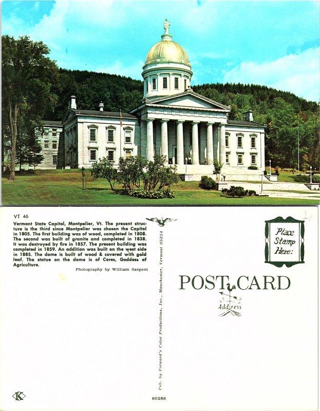 Vermont State Capitol, Montpelier, Vermont