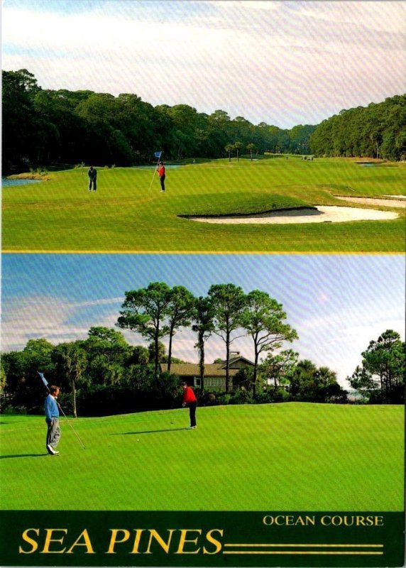 Hilton Head Island, SC South Carolina  SEA PINES GOLF~OCEAN COURSE  4X6 Postcard