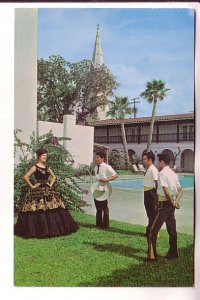 Romantic Old Mexico, Senorita and Cabalieros, Dancers, Swimming Pool