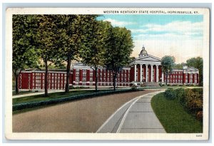 c1940 Western Kentucky State Hospital Exterior Hopkinsville Kentucky KY Postcard