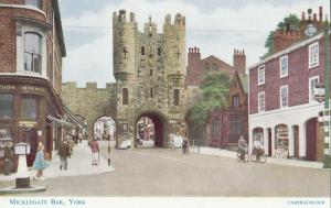 England Micklegate Bar York animated street