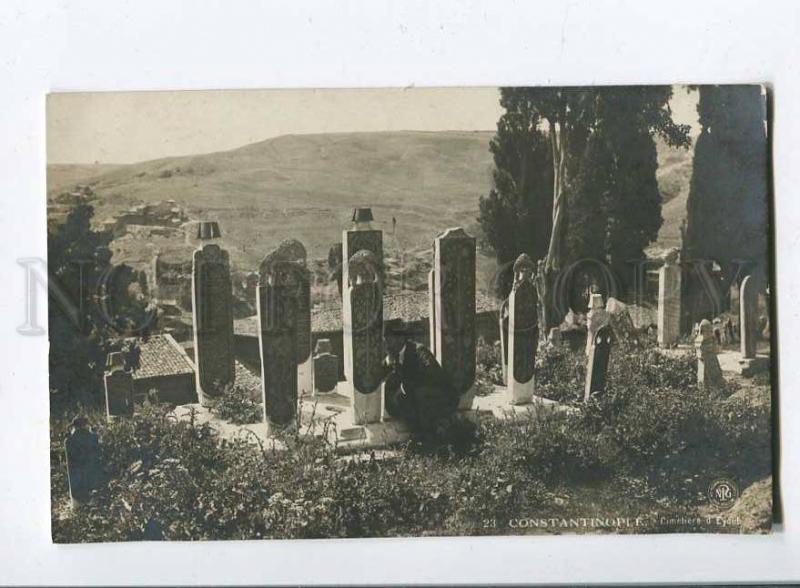 258074 TURKEY CONSTANTINOPLE Eyoub cemetery Vintage photo NPG