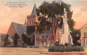 Universalist Church in Haverhill, Massachusetts and Soldier's Monument.