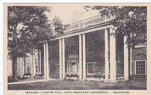 Ohio Delaware Veranda Austin Hall Ohio Wesleyan University Albertype