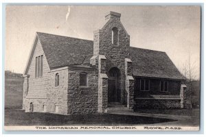 1907 The Unitarian Memorial Church Rowe Massachusetts MA Posted Vintage Postcard 