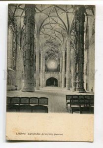 299835 PORTUGAL LISBOA Jeronymos monastery Vintage English Tabacaria postcard