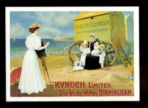 ad4053 - Kynoch Soap Cleaner - Photo's on the Beach - Modern Advert postcard