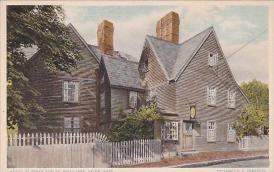 House Of Seve Gables Built 1668 Salem Massachusetts