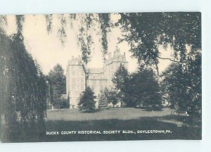 1920's BUILDING SCENE Doylestown Pennsylvania PA AE9039