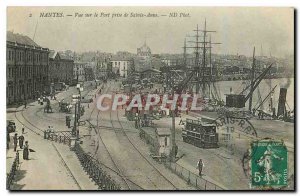 Postcard Nantes Old Harbor View Yacht decision Sainte Anne