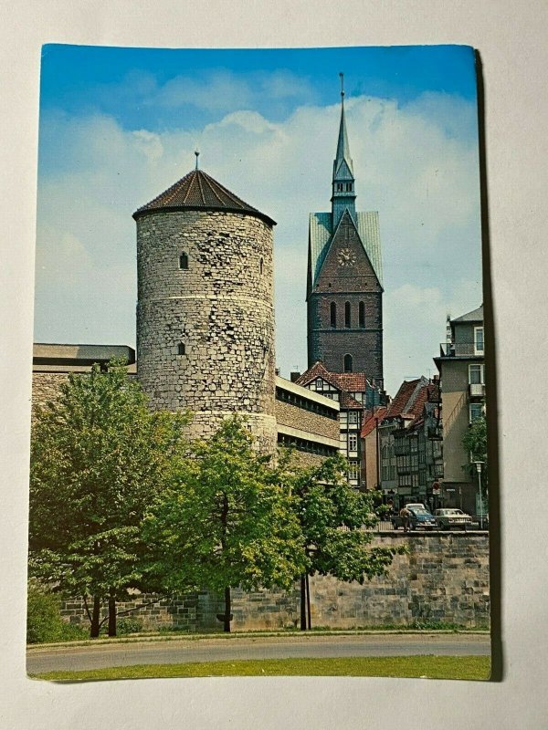 POSTED 1987  GERMANY PICTURE POSTCARD - HANNOVER BEGINENTURM  (KK2900) 