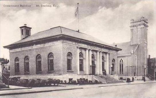 Kentucky Mt Sterling Government Building Albertype