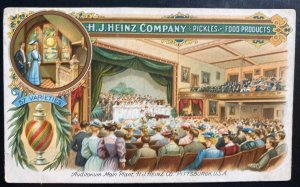 Mint Usa Advertising Picture Postcard HJ Heinz Company Maim Plant Pittsburgh