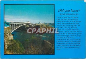 Postcard Modern Reversing Falls Saint John New Brunswick