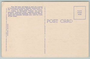 Dearborn Michigan~Greenfield Village~Cotswold Forge~Vintage Postcard
