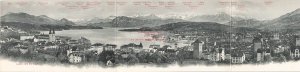 Switzerland, Luzern, Tri-Fold Out Postcard
