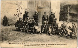 CPA Militaire Toul - Mise en Batterie de la Nouvelle (90355)