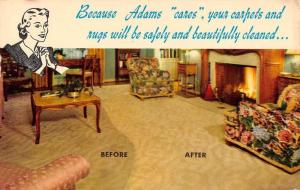 Philadelphia Pennsylvania Adams Rug Cleaning Co Advertising Postcard J75838