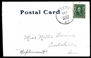 Vermont Lake Memphremagog Through the Birches pm1905 - Und/B