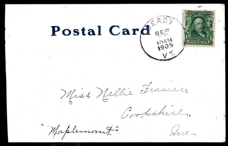 Vermont Lake Memphremagog Through the Birches pm1905 - Und/B