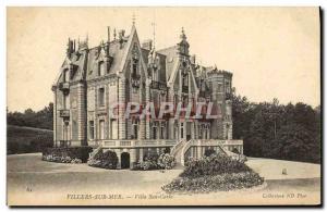 Old Postcard Villers sur Mer Villa San Carlo