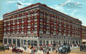 Fort Cumberland Hotel, Cumberland, Maryland, Early Postcard, Used in 1925