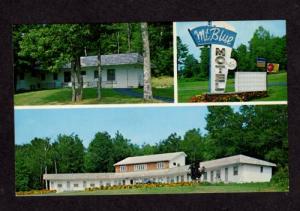 ME Mount Blue Motel FARMINGTON MAINE POSTCARD Post Card