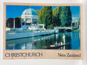 Avon River in Christchurch, New Zealand Postcard