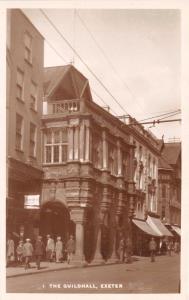 EXETER DEVON UK THE GUILDHALL~STOREFRONTS~PHOTO POSTCARD