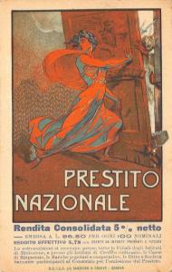 National Loan Artist Signed A Peroni Cartolina Postcard