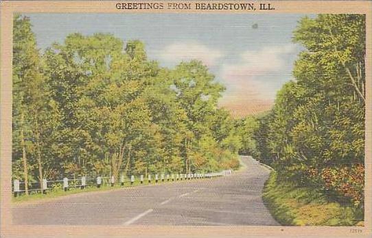 Illinois Beardstown Greetings From Beardstown