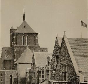 1946 RPPC Philadelphia PA University of Pennsylvania Campus Houston Hall Irvine 