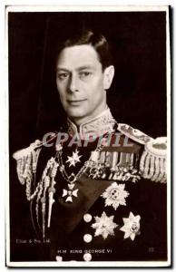 Old Postcard HM King George VI