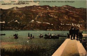 CPA AIX-les-BAINS Le Grand Port Le Lac du BOURGET (681801)