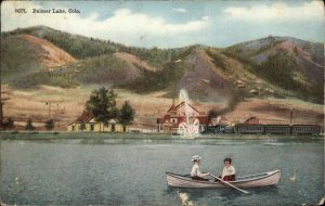 Palmer Lake CO Boating c1910 Postcard