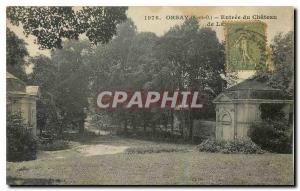 Old Postcard Orsay S and O castle entrance