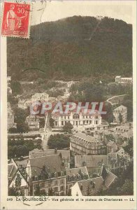 Old Postcard La Bourboule view Generale and Plateau Charlannes LL