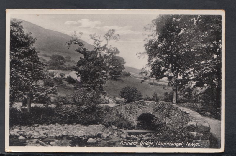 Wales Postcard - Pennant Bridge, Llanfihangel, Towyn  HM646