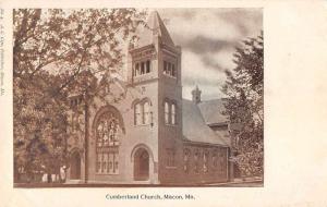 Macon Missouri Cumberland Church Antique Postcard J57509