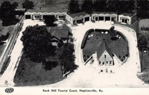 Hopkinsville Kentucky Rock Hill Tourist Court Vintage Postcard AA39738