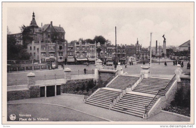 Place De La Victoire, Verviers (Liege), Belgium, 1910-1920s