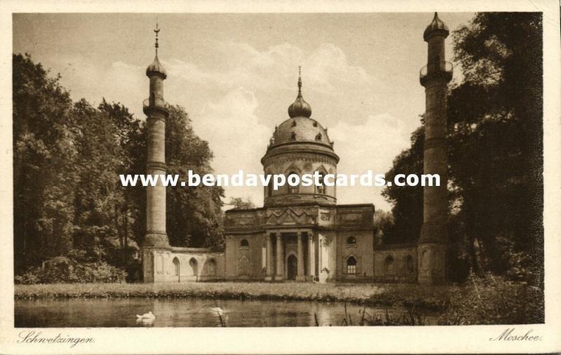 germany, SCHWETZINGEN, Mosque in the Castle Garden, Islam (1920s) 