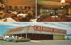 El Reno Oklahoma Cherokee Restaurant Vintage Postcard AA37446