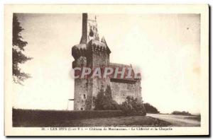 Old Postcard Chateau Les Iffs Montmuran The Chatelet and the chapel