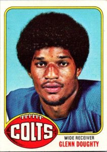 1976 Topps Football Card Glenn Doughty Baltimore Colts sk4324