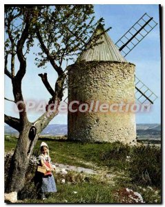 Postcard Modern Belles Images of Provence Mill St Saturnin les Apt