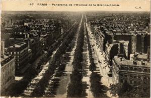 CPA PARIS 16e-Panorama de l'Avenue de la Grande Armée (325388)